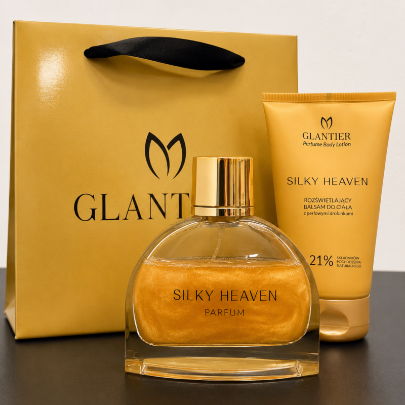 Zestaw Silky Heaven: Perfumy 100ml, Balsam 150ml i Torba Prezentowa