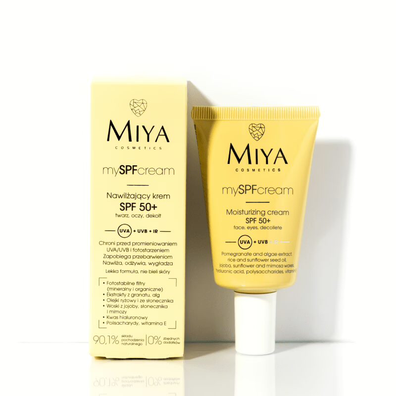 Miya mySPFcream, nawilżający krem SPF 50+, 40 ml