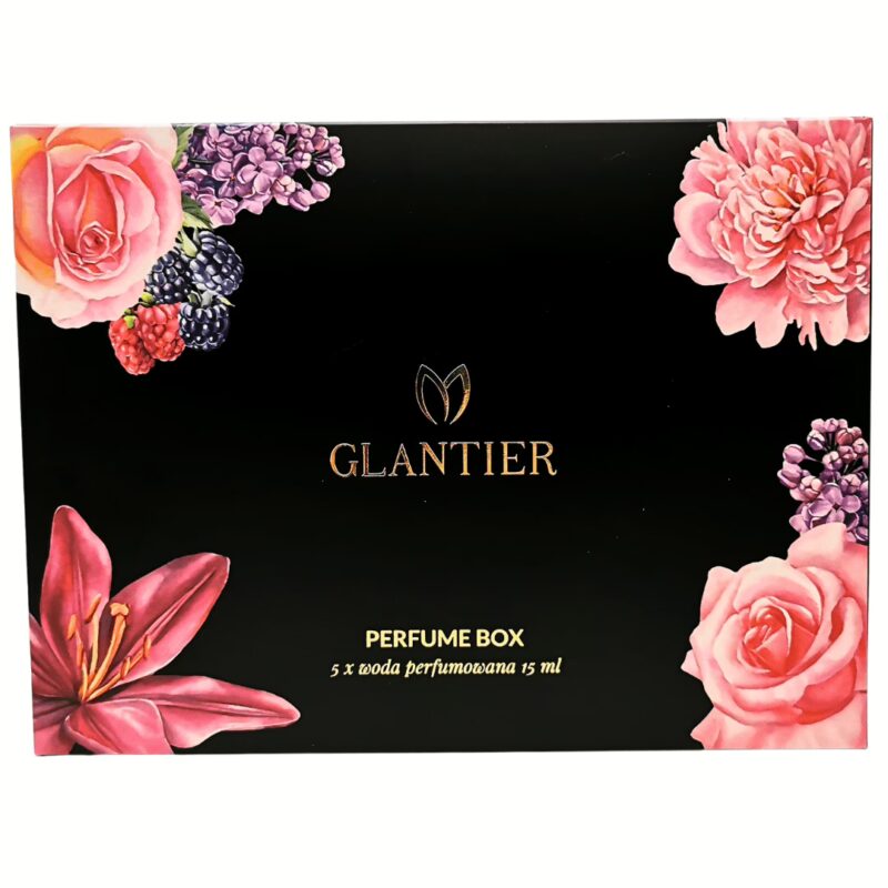 Glantier Perfume Box - Perfumetki 15ml x5 szt, Zestaw Prezentowy