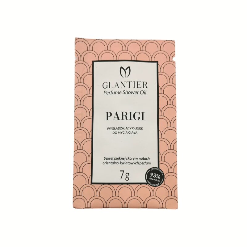 Glantier PARIGI wygładzający olejek do mycia ciała próbka 7g