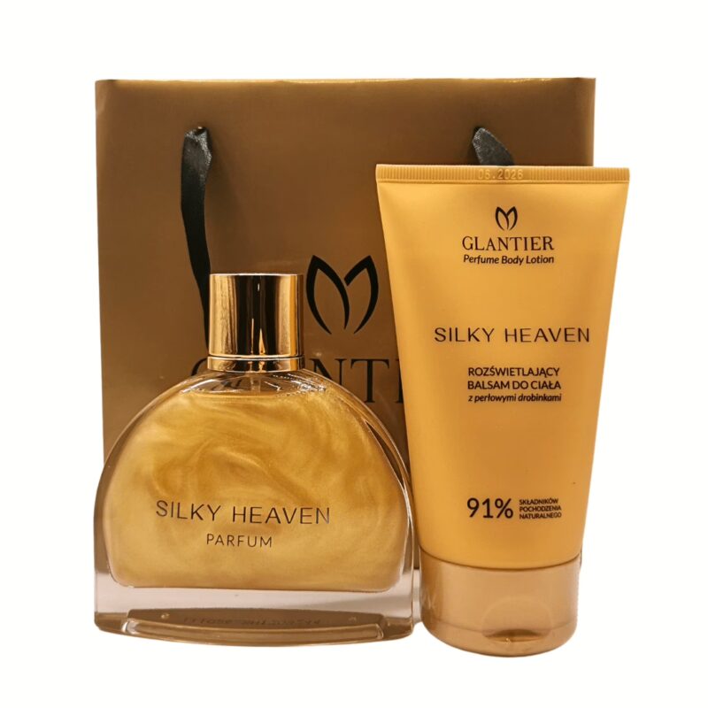 Zestaw Prezentowy Silky Heaven - Perfumy 100 ml + Balsam 150 ml + Torba Prezentowa
