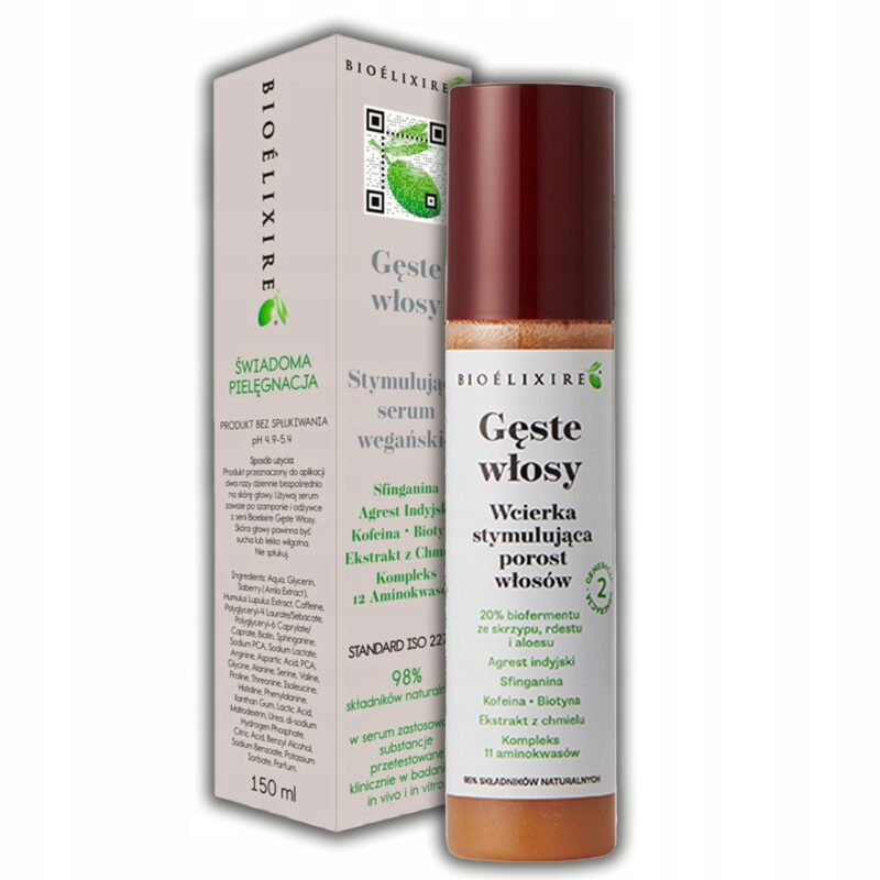 BIOELIXIRE Gęste włosy Wcierka stymulująca porost włosów 150ml