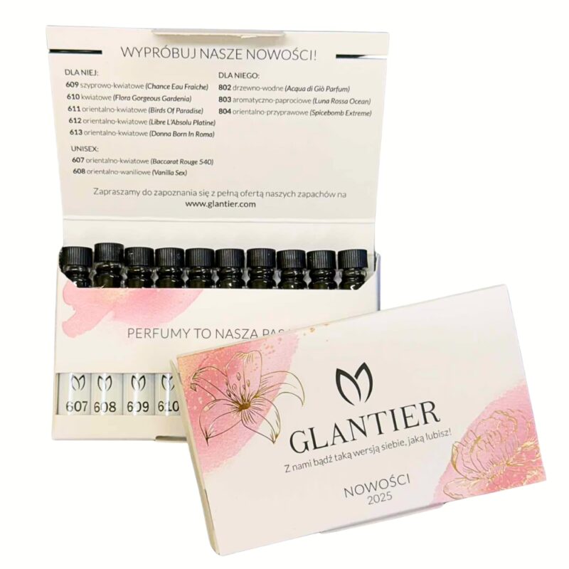 Glantier Nowości 2025 Próbki perfum Zestaw 10 szt