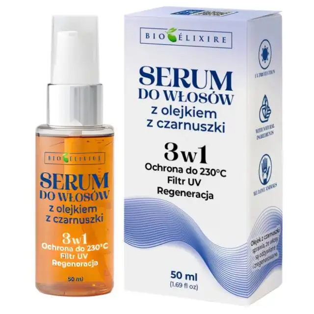 Bioelixire Serum z olejkiem z czarnuszki 3w1 50ml