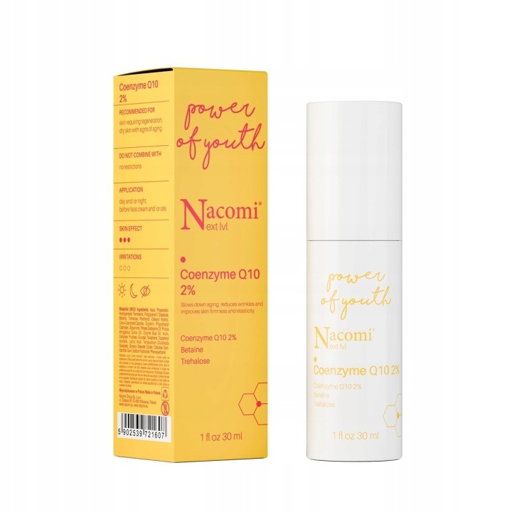 Nacomi Next Level serum do twarzy koenzym Q10 2%, 30 ml KRÓTKA DATA