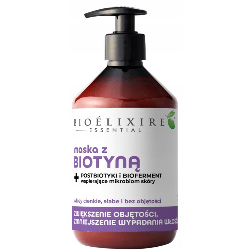 Bioelixire Essential Maska wzmacniająca z biotyną 500 ml