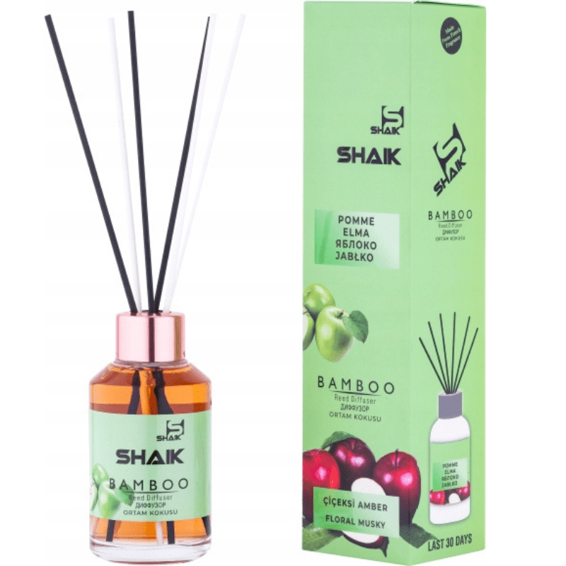 JABŁKO Dyfuzor Zapachowy Shaik Floral Musky 115ml Bamboo Reed Diffuser