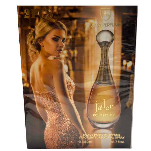 J'ader Pour Femme – damskie perfumy zestaw 2x50 ml (100 ml dwupak)