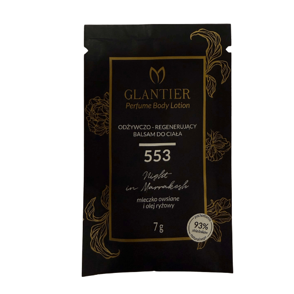 PRÓBKA 7 g balsamu do ciała 553 GLANTIER odpowiednik Good Girl Carolina Herrera