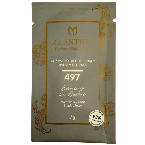 PRÓBKA 7 g balsamu do ciała 497 GLANTIER odpowiednik CK IN2U for Her – Calvin Klein