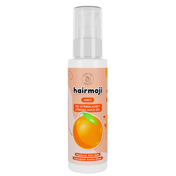 Żel do włosów utrwalający do stylizacji HAIRMOJI Juicy 100 ml Strong Hold Gel